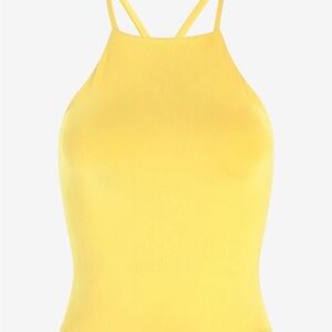 Express Yellow Strappy Tank Top
